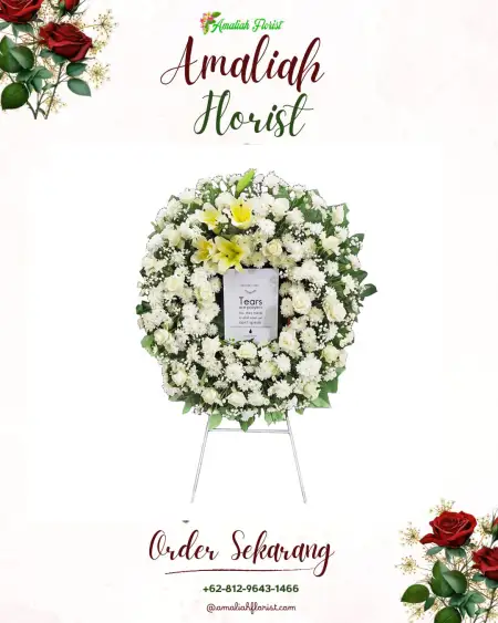 Krans Bunga Duka Manukan Wetan